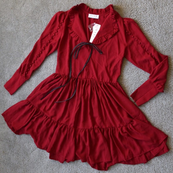 Elvi Dresses & Skirts - NWT Elvi Rouleau Long Sleeve Grunge Inspired Dress